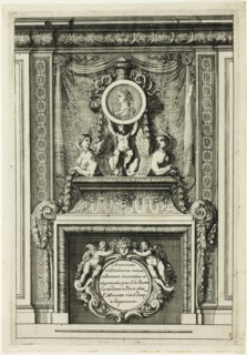 Chimneys in the Italian Manner, c. 1665. Creator: Jean le Pautre.