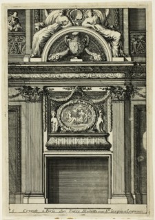 Chimneys in the Italian Manner, c. 1665. Creator: Jean le Pautre.