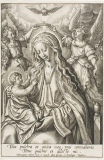 Virgin and Child, before 1619. Creator: Jan Wierix.