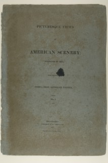 Portfolio Cover for Picturesque Views of American Scenery, No. I, 1819/21. Creator: John Hill.
