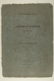 Portfolio Cover for Picturesque Views of American Scenery, No. II, 1819/21. Creator: John Hill.