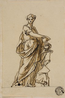 Fate with Urn, n.d. Creators: John Michael Rysbrack, Sir James Thornhill.