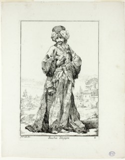 Bacha d'Égypte, plate six from Caravanne du Sultan à la Mecque, 1748. Creator: Joseph-Marie Vien the Elder.