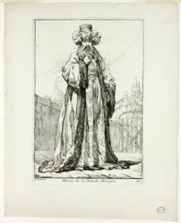 Himan de la Grand Mosquèe, plate eleven from Caravanne du Sultan à la Mecque, 1748. Creator: Joseph-Marie Vien the Elder.