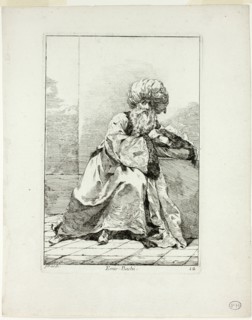 Emir Bachi, plate twelve from Caravanne du Sultan à la Mecque, 1748. Creator: Joseph-Marie Vien the Elder.