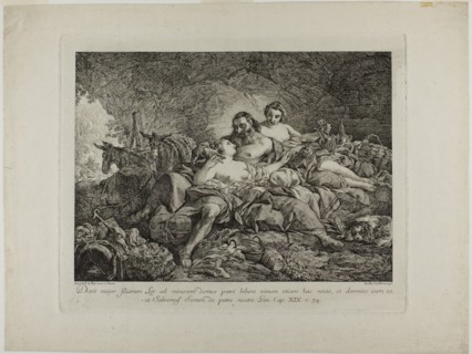 Lot and His Daughters, 1748. Creator: Joseph-Marie Vien the Elder.