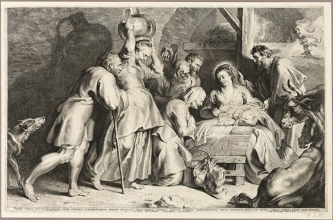 Adoration of the Shepherds, 1620. Creator: Lucas Vorsterman.