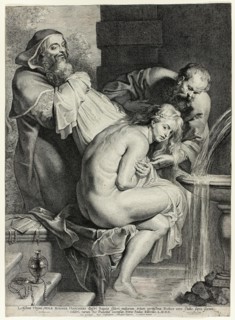 Susanna and the Elders, 1620. Creator: Lucas Vorsterman.