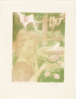 The Morning Bouquet, Tears, plate three from Love, 1898, published 1899. Creator: Maurice Denis.