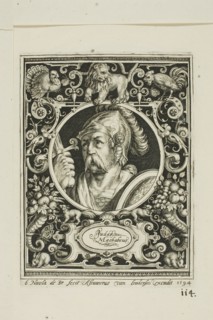 Judas Macabee, plate six from The Nine Worthies, 1594. Creator: Nicolaes de Bruyn.