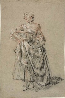 Study of a Woman, c. 1743. Creator: Nicolas Lancret.