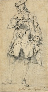 Young Man Standing, 18th century. Creator: Nicolas Lancret.