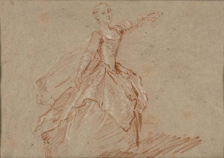 Study for The Dance Between the Pavilion and the Fountain, c. 1732. Creator: Nicolas Lancret.