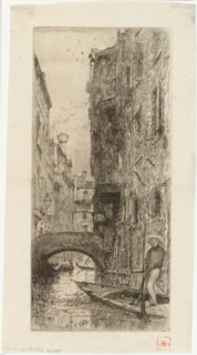 Ponte del Pistor, 1880. Creator: Otto Henry Bacher.