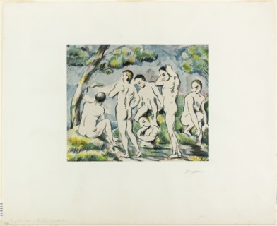 Bathers, published 1897. Creator: Paul Cezanne.