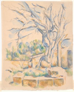 Pistachio Tree at Château Noir, c. 1900. Creator: Paul Cezanne.