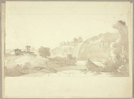 Panoramic Italian Landscape, n.d. Creator: Pierre Antoine Mongin.