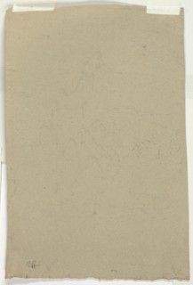 Sketch of Treetops and Figure, n.d. Creator: Pierre Antoine Mongin.