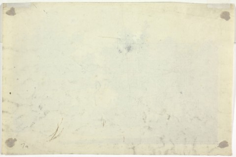 Sketch of Garden with a Ladder, n.d. Creator: Pierre Antoine Mongin.