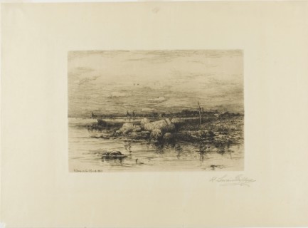 The Mouth of the Apponagansett, 1883. Creator: Robert Swain Gifford.