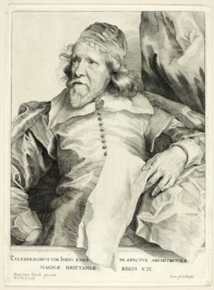 Inigo Jones, 1630/36, printed c. 1800. Creator: Robert van Voerst.