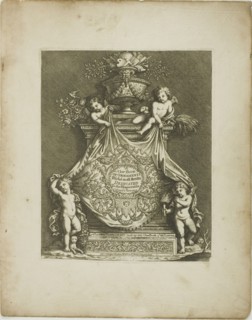 Plate One, from A New Book of Ornaments, 1704. Creator: Simon Gribelin.