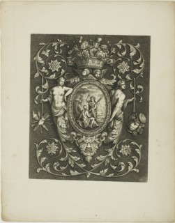 Plate Ten, from A New Book of Ornaments, 1704. Creator: Simon Gribelin.