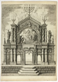 Stage in Memory of Isabella Clara Eugenia, plate 24 from Casperius Gevartius, Pompa Introi..., 1642. Creator: Theodoor van Thulden.