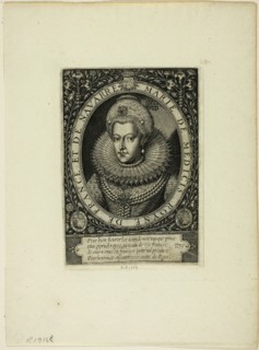 Marie de Médicis, Queen of France, Second Wife of Henry IV, n.d. Creator: Thomas de Leu.