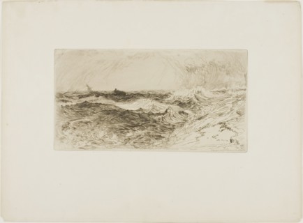 The Resounding Sea, 1886. Creator: Thomas Moran.