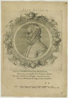 Portrait of Joan Crato, published 1574. Creators: Unknown, Johannes Sambucus.