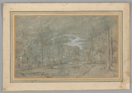 Village Among the Trees, c. 1560. Creator: Unknown.