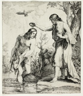 The Baptism of Christ, 1630. Creator: Willem Panneels.