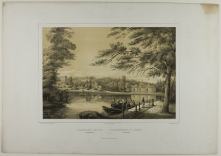 The Colonnade of the Tzarskoé-sélo Palace, c. 1820. Creator: C. Schultz.