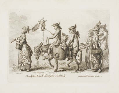 Pilgrimage to the Französisch Bucholz Spa near Berlin, 1779. Creator: Daniel Nikolaus Chodowiecki.