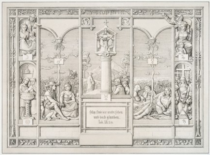 Coping-stone, 1823. Creator: Ferdinand Olivier.