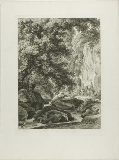 A Civita Castellana, from Malerisch Radierte Prospekte aus Italien, 1793. Creator: Johann Christian Reinhart.