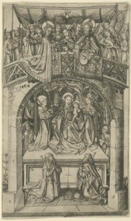 The Large Einsiedeln Madonna, 1466. Creator: Master ES.