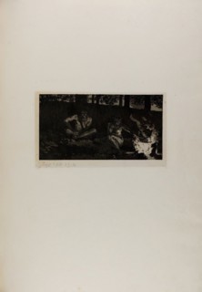 Preface I, plate two from A Life, 1884. Creator: Max Klinger.