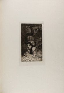 Dreams, plate three from A Life, 1884. Creator: Max Klinger.