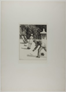 A Glove: Action, 1881. Creator: Max Klinger.