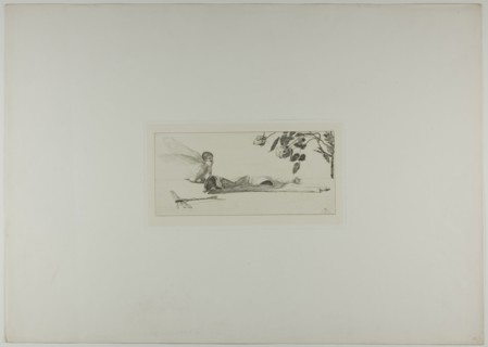 Cupid, plate ten from A Glove, 1881. Creator: Max Klinger.