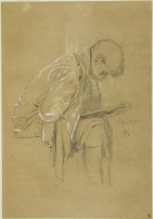 The Chronicler (recto and verso), April 5, 1888 (recto); April 6, 1888 (verso). Creator: Max Klinger.