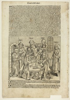 The Martyrdom of Saint Simon of Trent from Schedel Weltchronik (Schedel’s World..., 1929. Creator: Michael Wolgemut.