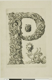 Letter P, 1630. Creator: Pierre Aubry.