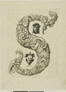 Letter S, 1630. Creator: Pierre Aubry.