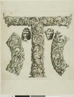 Letter T, 1630. Creator: Pierre Aubry.
