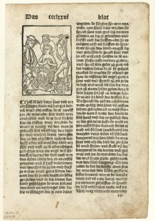 Saint Quiriaco from Heiligenleben (Lives of the Saints), Plate 8 from Woodcuts from..., 1929. Creators: Unknown, Johann Schönsperger the Elder, Jacobus de Voragine, Wilhelm Ludwig Schreiber.