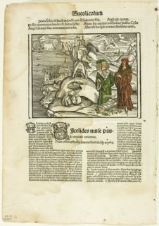 Illustration from Virgilius Opera, plate fourteen from Woodcuts..., 1502, assembled... 1937. Creators: Unknown, Max Geisberg.