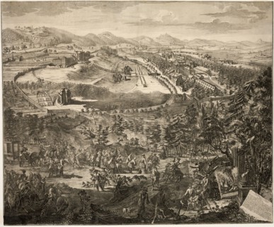 Kuks Baden, Bohemia, c. 1725. Creators: Unknown, Johann Christian Müller.